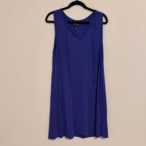 H by bordeaux Sleeveless Blue dress top medium